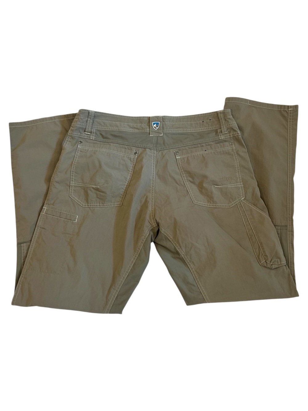 Kuhl Free Radikl Pants Mens 36x32 Dark Khaki Hiking Climbing Stretch Outdoor - Picture 4 of 11